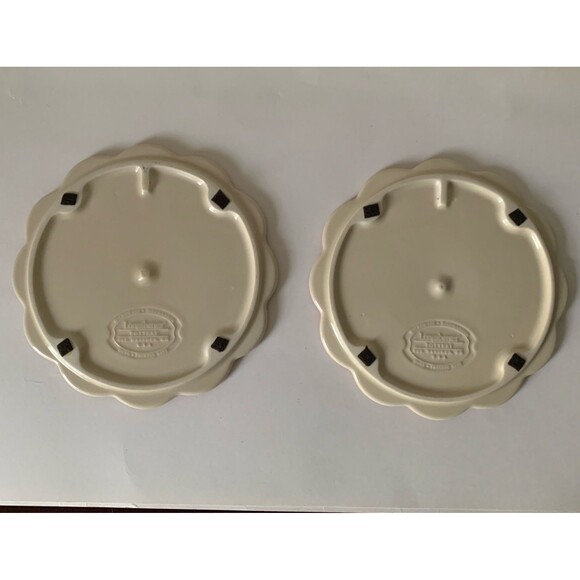 Longaberger Pottery 2 Trivets American Craft Originals Paprika Rooster Ceramic - Picture 4 of 8